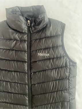 Marmot Black Quilted Packable Puffer Vest